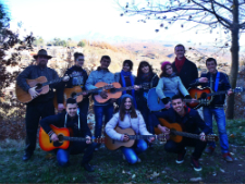 Guitar students in Albania