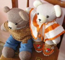 Two Berd Bears made by the BWRCF.