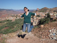 Volunteer So-Youn Kim in Morocco