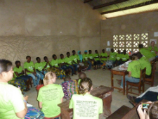 Participants in last year's spelling bee