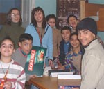 photo of Lisa with children