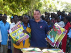 Before a mosquito net distribution can take place, health assistants must visit communities to ensure that all households are accounted for.