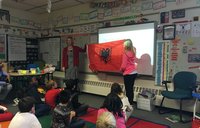Minnesota elementary school students learn about life in Albania