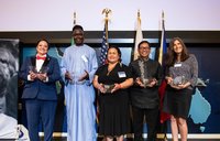 2022 JFK Award recipients on stage