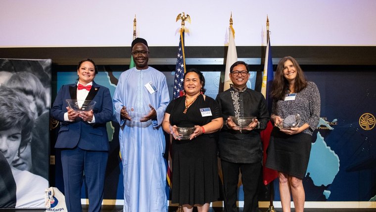 2022 JFK Award recipients on stage