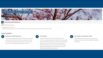 A screenshot of the learning space portal