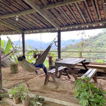 Hammocks are a great place to spend time in Pinas.