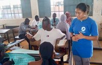Trinity C is an education volunteer in The Gambia.