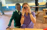 Savannah works with the Deaf community in Kenya.