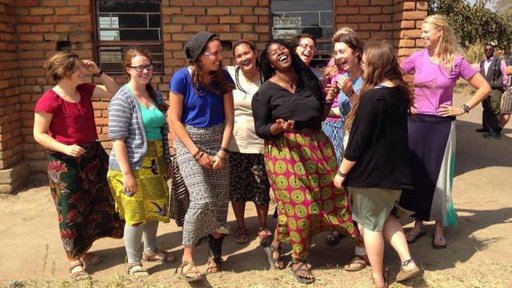 Kollie with her fellow Peace Corps Malawi Volunteers.