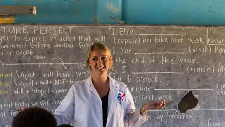 English teacher in Ethiopia