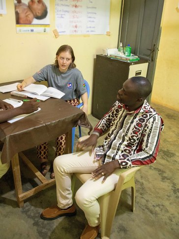 Volunteer Anna serves as a Health Volunteer in Ghana.