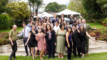 Volunteers in Costa Rica Swear-in