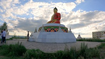 Mongolia Statue