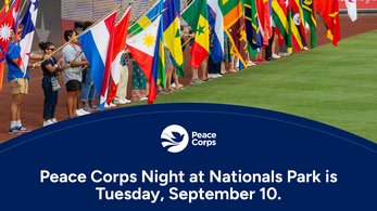 Parade of Nations at the Nationals Game