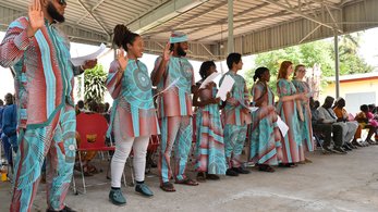 Volunteers swear-in in Guinea