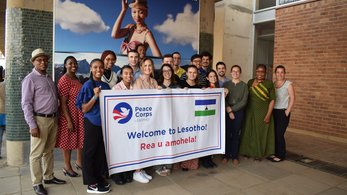 Volunteers arrive in Lesotho