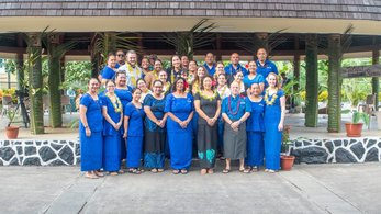 Trainees arrive in Samoa