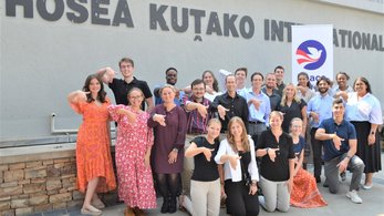 Trainees arrive in Namibia