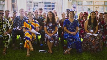 Volunteers swear in in Zambia