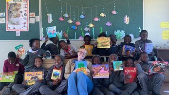 Celebrating Literacy on World Children's Day in South Africa