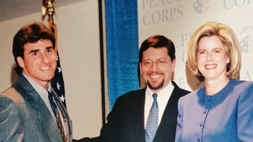 Ketover with former Peace Corps Director Mark Gearan and Tipper Gore, wife of Vice President Al Gore.