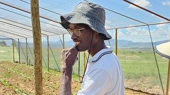 Volunteer and Community in Lesotho Built a Greenhouse to Help with Nutrition