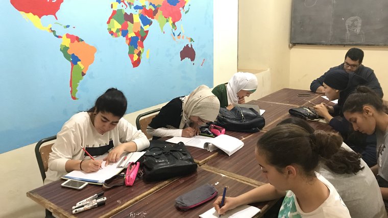 Young Kwon’s Korean language and cultural class.