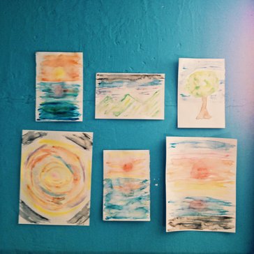 One of the hobbies that I never really mastered, water colors
