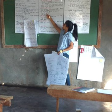 Arosah in classroom