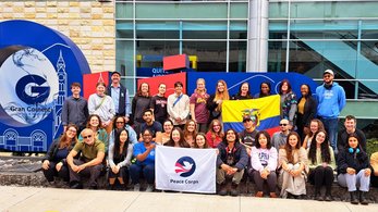 Volunteers arrive in Ecuador