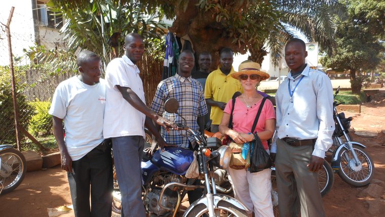Nancy Wesson in Uganda