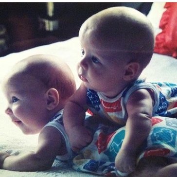 Alex and Zane Heather, babies