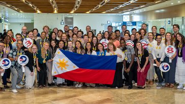 Batch 280 Volunteers' Arrival