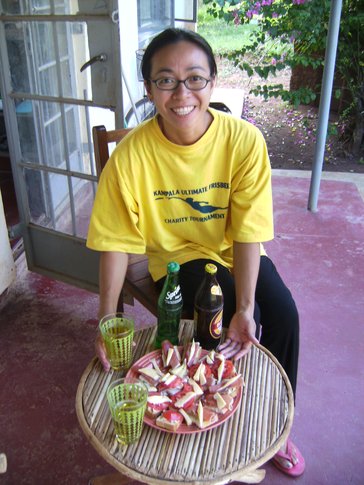Hellen in yellow T shirt