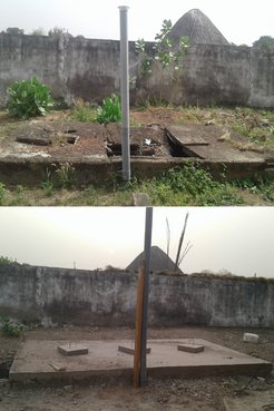Laura Latrine - Before and after latrine pit.jpg