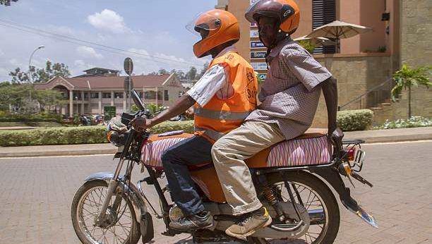 Uganda motorcycle taxis
