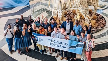 Trainees arrive in Botswana
