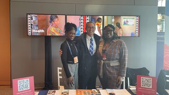 Thomas Peng with staff at Africa Leaders Summit in DC in 2022.