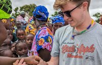 Calvin with his host community
