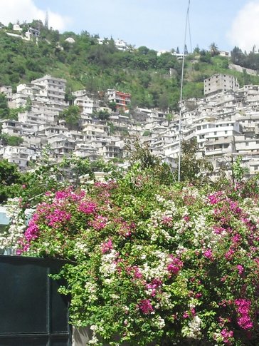 Lots of house on top of a mountain