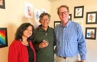 Arundhati Bhowmick with friends
