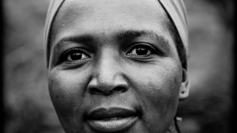 Woman's face close up shot