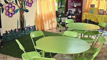 New Resource Center in Guyana with PCV Emmalee
