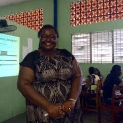 I conducted professional development sessions for teachers all over the island. Here I was asked to present at one school on