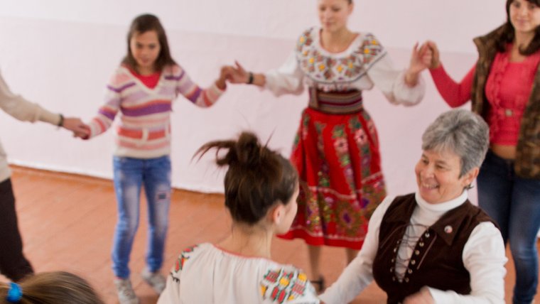 Dancers in Eastern Europe