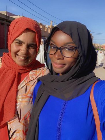 Touria is like a second mom to Leah in Morocco.