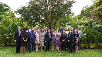 Volunteers in Costa Rica Swear In