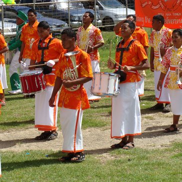 High school band on Teachers' Day