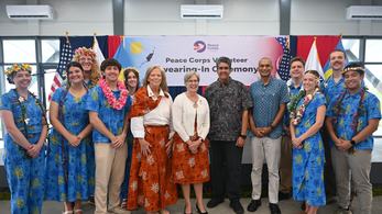 Palau Volunteers Swearing In